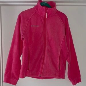 Columbia Pink Youth Fleece Jacket